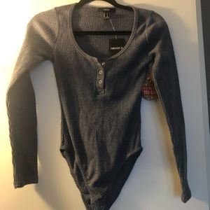 Bodysuit. Blue Grey NWT